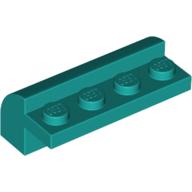 Lego Brick Curved 2 x 4 x 1 1/3 / Dark Turquoise
