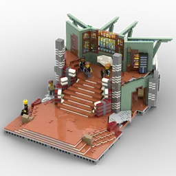 Stargate Atlantis Staircase & Balkony