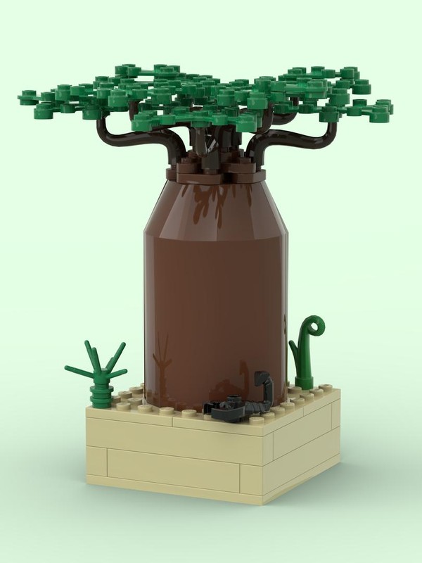 Lego Baobab tree