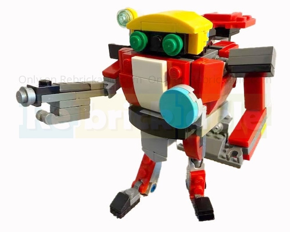 LEGO Sonic The Hedgehog – E-102 Gamma MOC Instructions (V2)