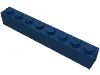 Brick 1 x 8 / Dark Blue