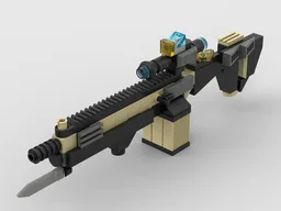 Futuristic LMG SCAR-X