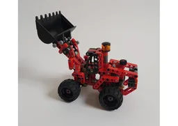 Red Mini Wheel loader