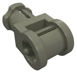 Technic Axle Connector with Axle Hole / Dark Gray