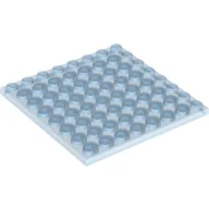 Plate 8 x 8 / Trans-Medium Blue