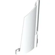 Technic Panel Fairing #21 Large Long, Small Hole, Side B / White