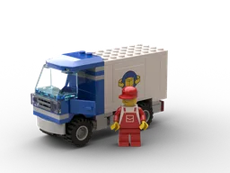 Cabover container truck