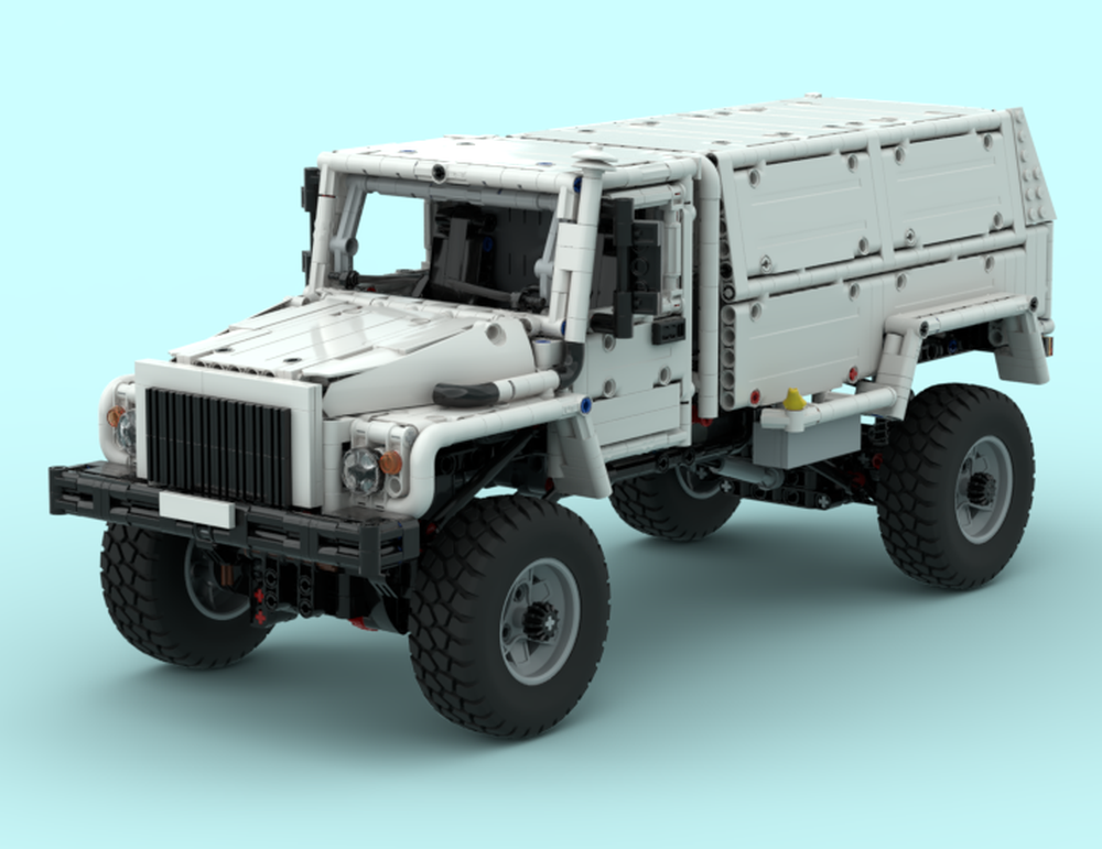 Lego GAZ-33088 rally truck