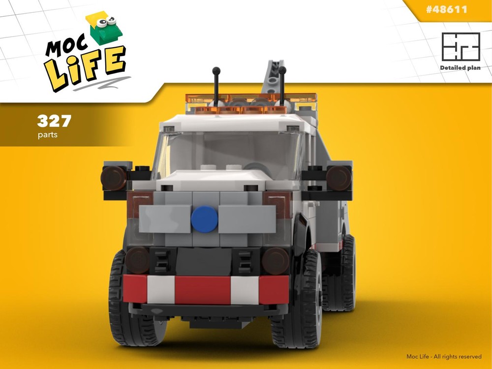 Lego Ford F-450 quad cab dually towing