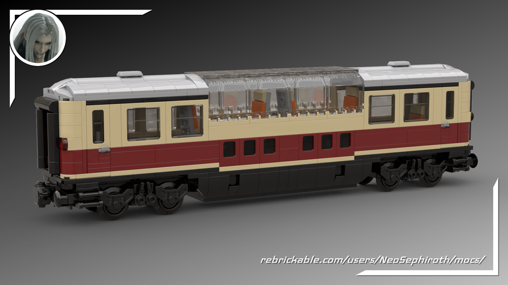 Lego Rheingold panorama passenger wagon
