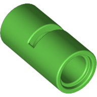 Lego Technic Pin Connector Round [Slotted] / Bright Green