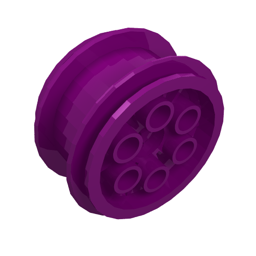 Lego Wheel 20 x 30 Balloon Medium / Purple