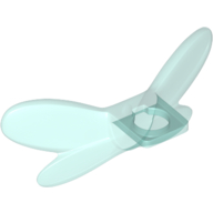 Lego Minifig Neckwear Wings Fairy / Trans-Light Blue