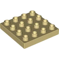 Duplo Plate 4 x 4 / Tan