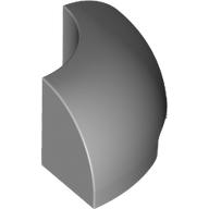 Lego Brick Round Corner 2 x 2 x 1 / Light Bluish Gray
