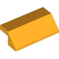 Brick Sloped 45° 2 x 4 with 2/3 Inverted Cutout and no Studs / Bright Light Orange