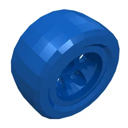 Wheel 30.4 x 14 Solid Smooth / Blue