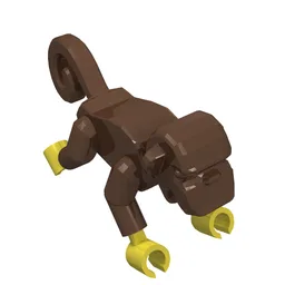 Animal, Monkey [Complete Assembly] / Brown