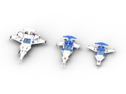 Spaceships from the comic Jim Spaceborn