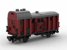Caboose Freight Wagon (8w)