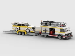 Volkswagen LT45 set 76897 Audi Quattro S1 E2 transporter
