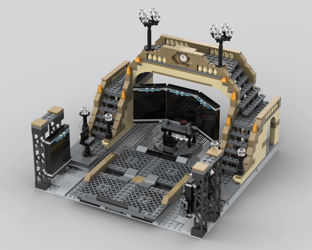 Lego Batcave - Secret Train Terminal