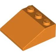 Brick Sloped 33° 3 x 3 / Orange