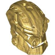 Lego Large Figure Mask, Rocka / Pearl Gold