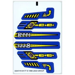 Sticker Sheet for Set 8444-1 / [No Color/Any Color]