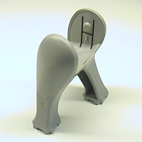 Lego Animal Body Part, Dinosaur, Legs Long [Plain] / Light Gray