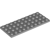 Lego Plate 4 x 10 / Light Bluish Gray