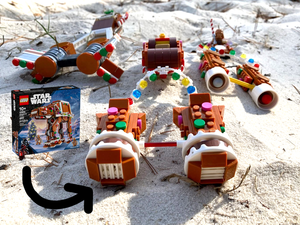 Lego (40806-1 Alternate) Gingerbread Pod Racers