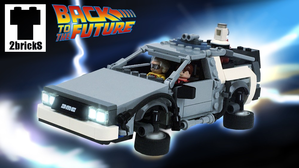 Lego Doc and Marty's Time Machine Car!