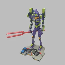 Shinji's EVA UNIT-01 - Neon Genesis Evangelion