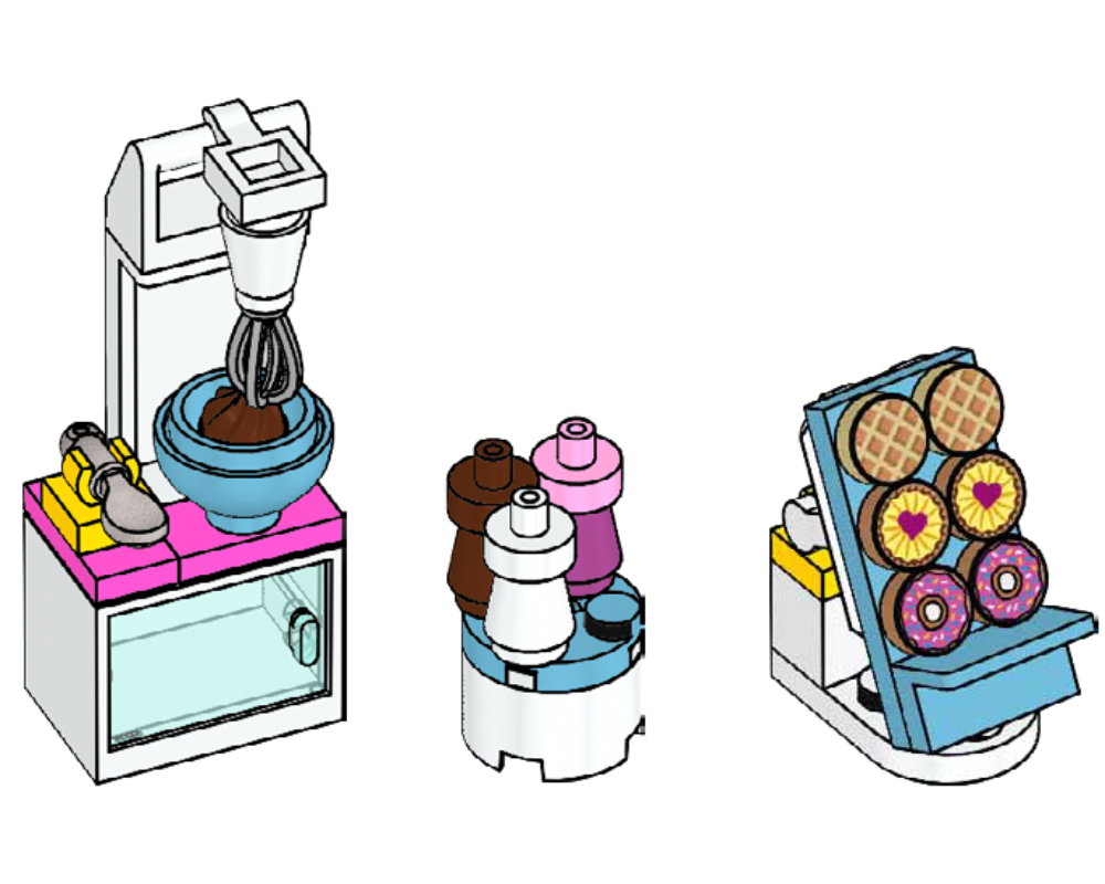 Lego Stephanie's Cookie-Kitchen