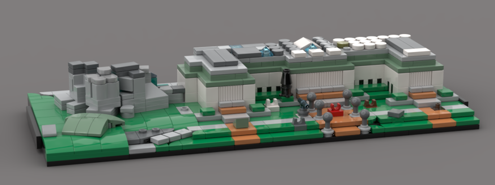 Lego MOC - The Toledo Museum of Art and University of Toledo Center for the Visual Arts