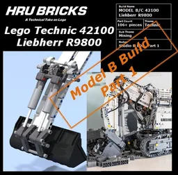Lego Technic 42100 Liehberr R9800 Model B/C Part 1