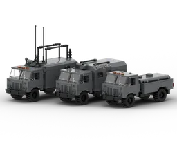 GAZ-66 Modifications - KUNG, KShM, Gas Tanker