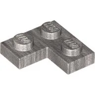 Plate 2 x 2 Corner / Metallic Silver