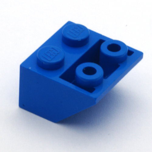 Lego Brick Sloped Inverted 45° 2 x 2 [Ovoid Bottom Pin, Small Stud Holes]