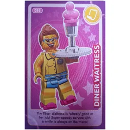 Trading Card, Create The World - Diner Waitress / [No Color/Any Color]