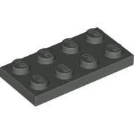 Plate 2 x 4 / Dark Gray