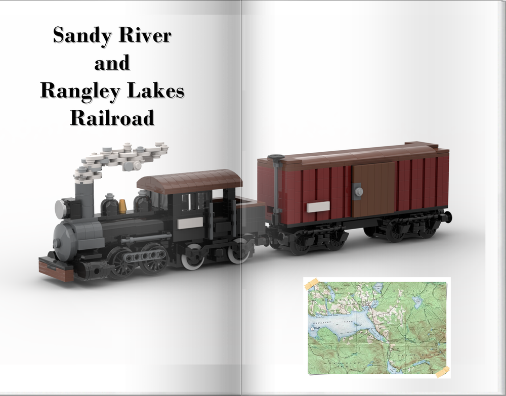 Lego Sandy River and Rangley Lakes Forney 0-4-4