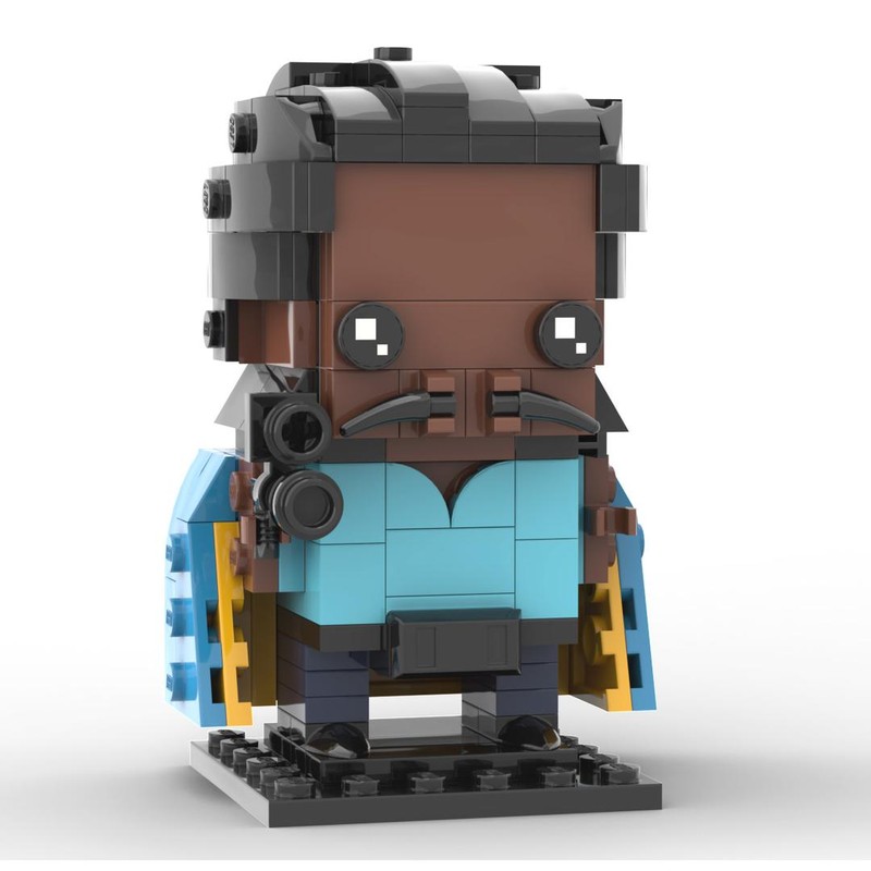 Lego Lando Calrissian MOC Brickheadz