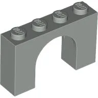 Brick Arch 1 x 4 x 2 / Light Gray