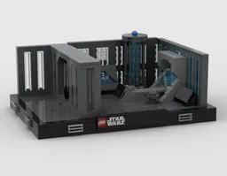 Ahsoka Removes Captain Rex's Inhibitor Chip: Clone Wars Season 7 Diorama MOC