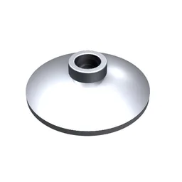 Dish 2 x 2 Inverted [Radar] / Metallic Silver