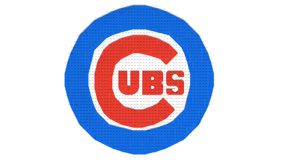 Lego Chicago Cubs logo