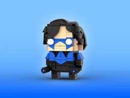 Nightwing Brickheadz LEGO MOC - DC