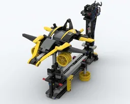 Flight Simulator with Joystick Control (Yellow)